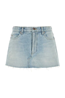 Shorts med rå kant och distressed-effekt