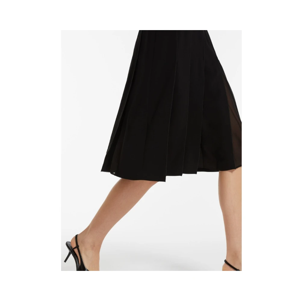 Max Mara Elegante Array Jurk Black Dames