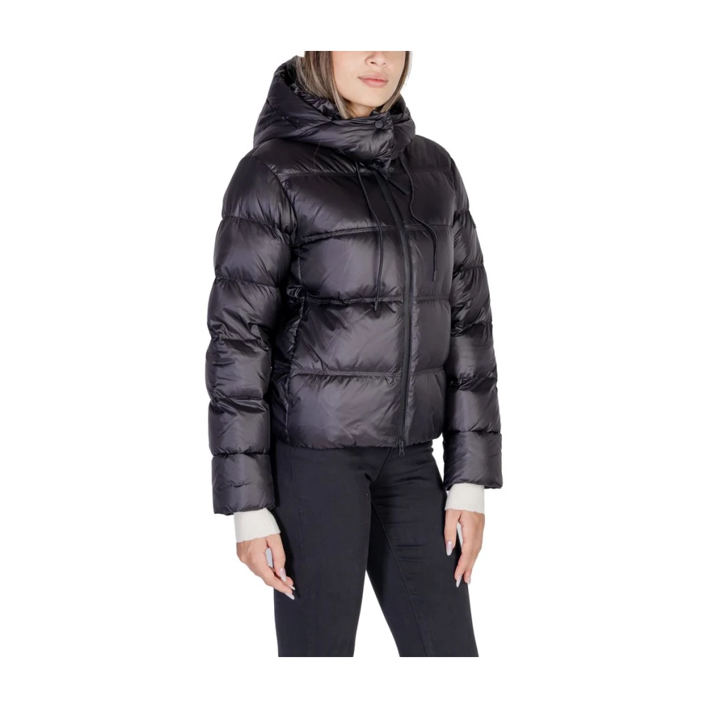 Peuterey Zwarte Polyamide Damesjas & Mantel Black Dames