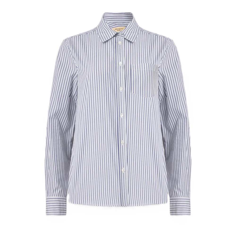 Weekend Max Mara Women's Blue Shirts, 2XS, Wkdbahamas Shirt