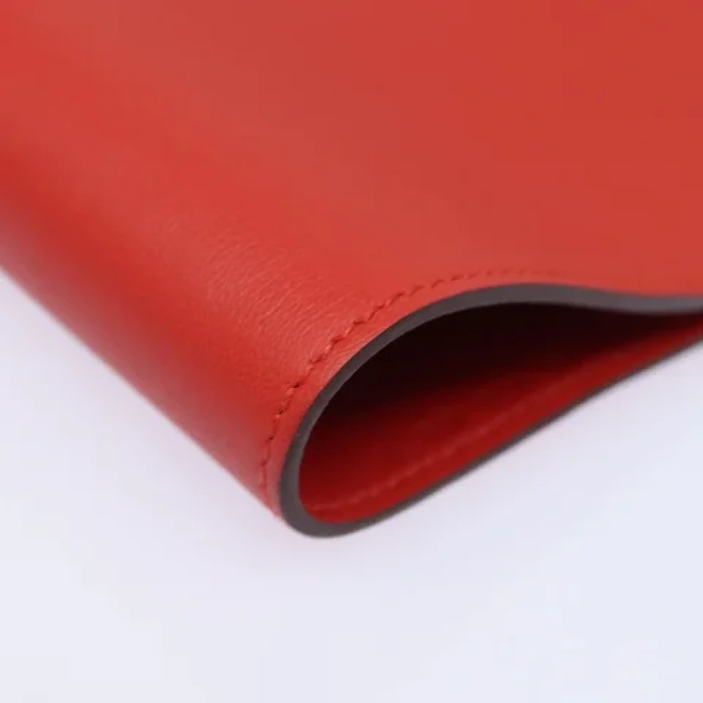 Hermès Vintage Pre-owned Leather home-office Red Dames