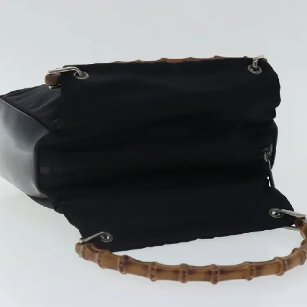 Gucci Vintage Pre-owned Leather handbags Black Dames