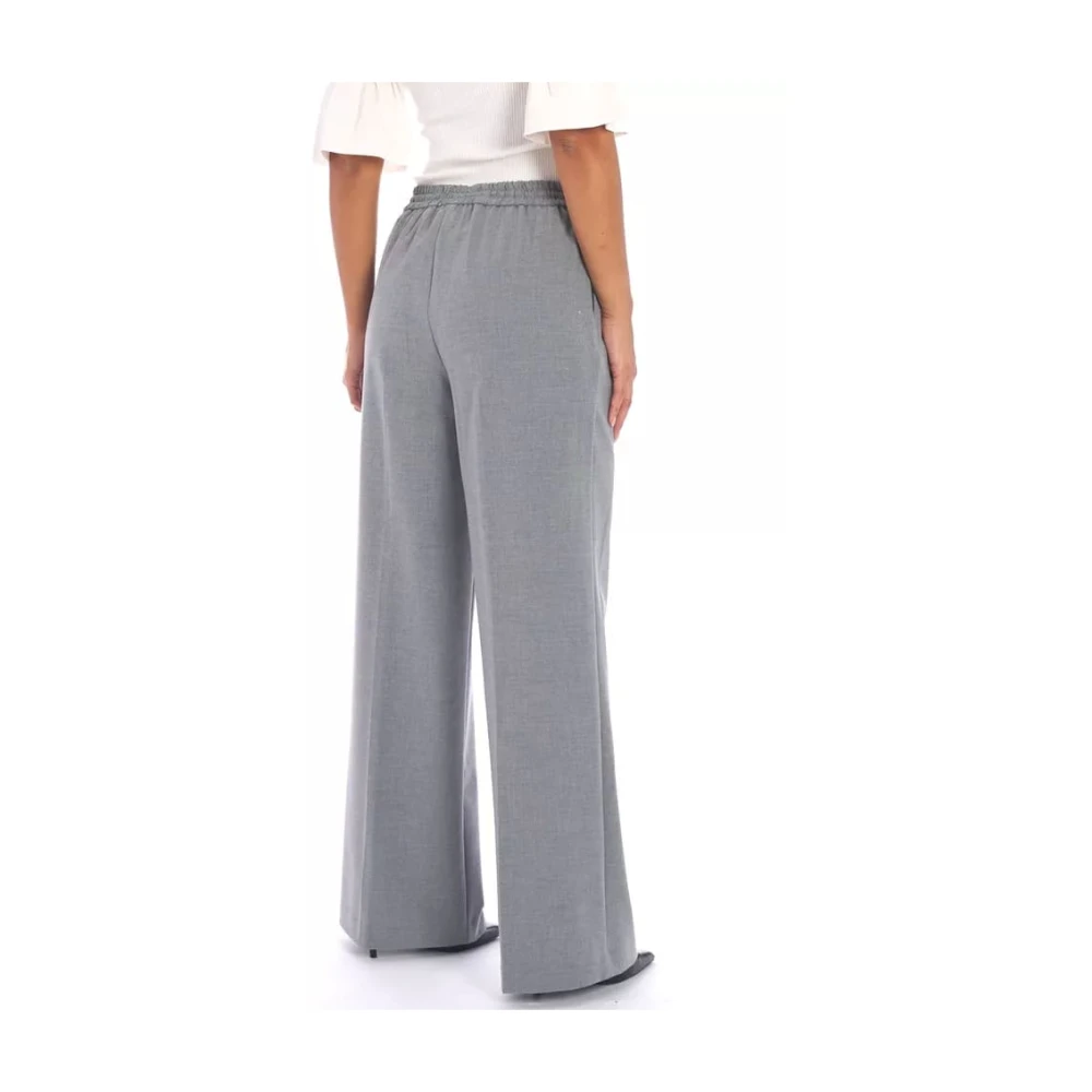 Twinset Grijze Palazzo Broek voor Vrouwen Gray Dames