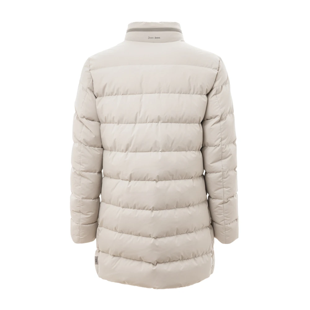 Herno Lang gewatteerd jack Beige Heren