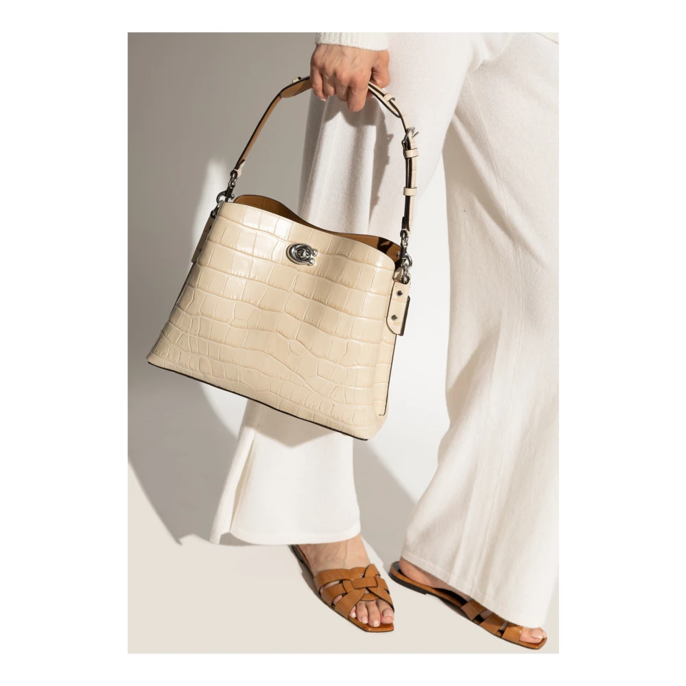 Coach Wilg SB Schoudertas Beige Dames