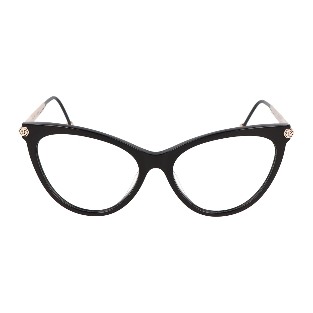 Philipp Plein Stijlvolle Cat Eye Bril Black Unisex