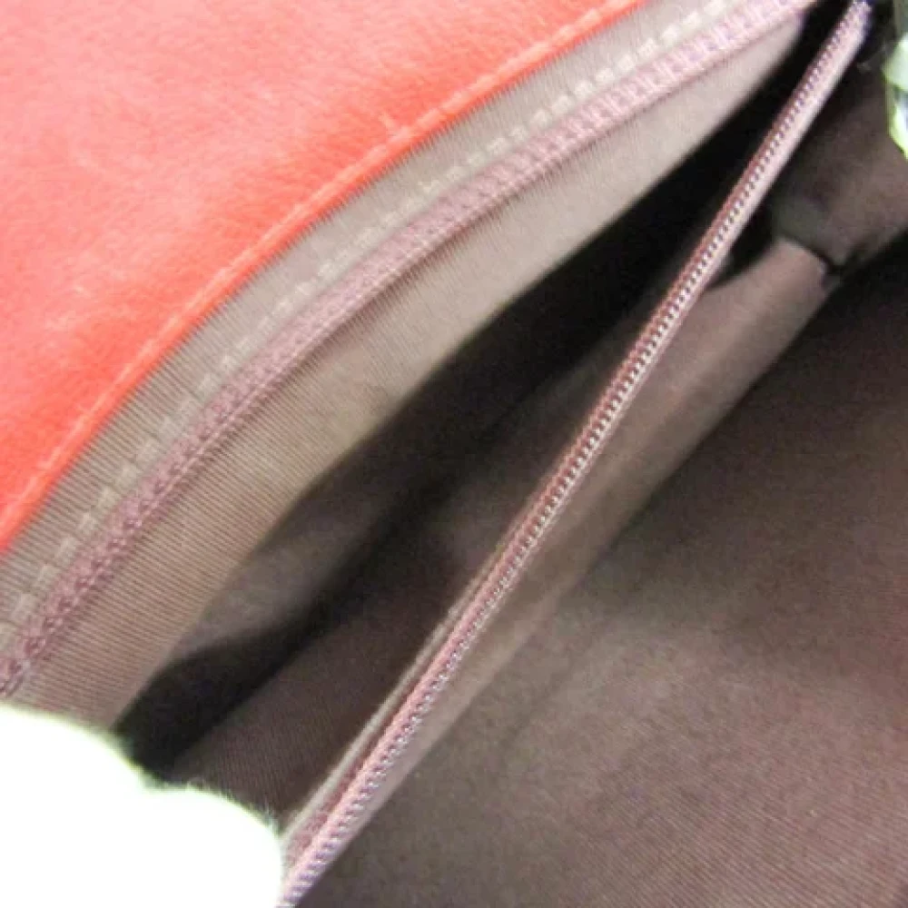 Chanel Vintage Pre-owned Leather shoulder-bags Red Dames
