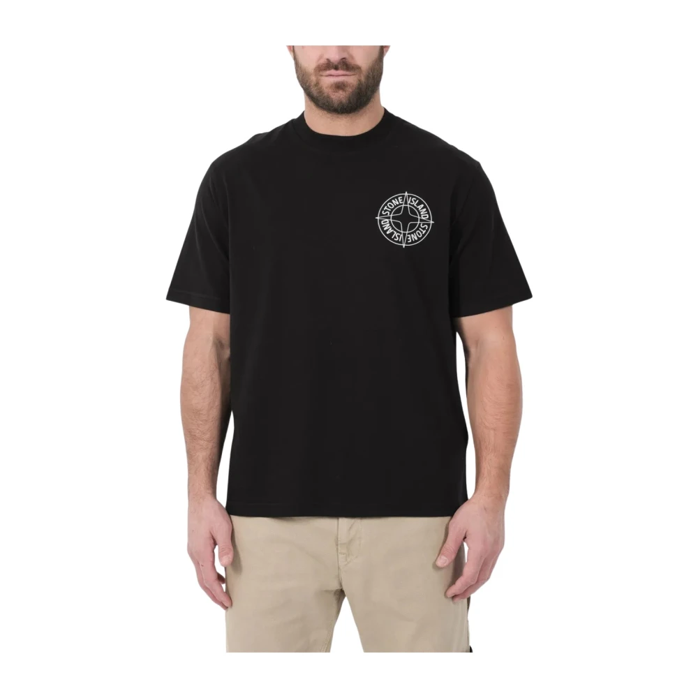 Stone Island Men's Black T-Shirt V0029
