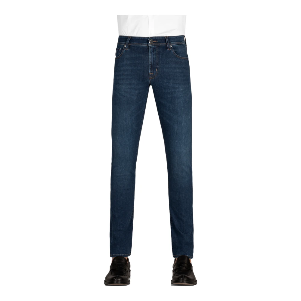 Tramarossa Blauwe Stijlvolle Herenbroek Aw23 Blue Heren