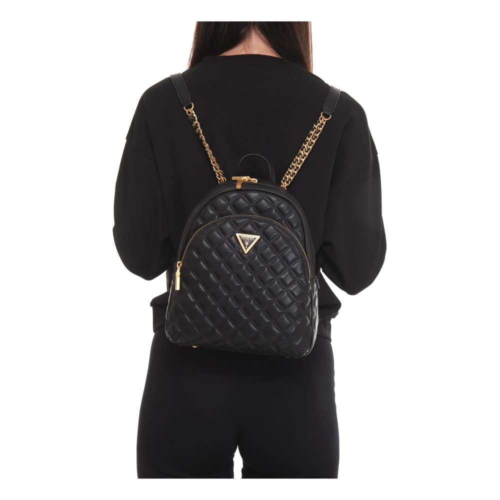 Guess Stijlvolle Rugzak voor Reizen Black Dames