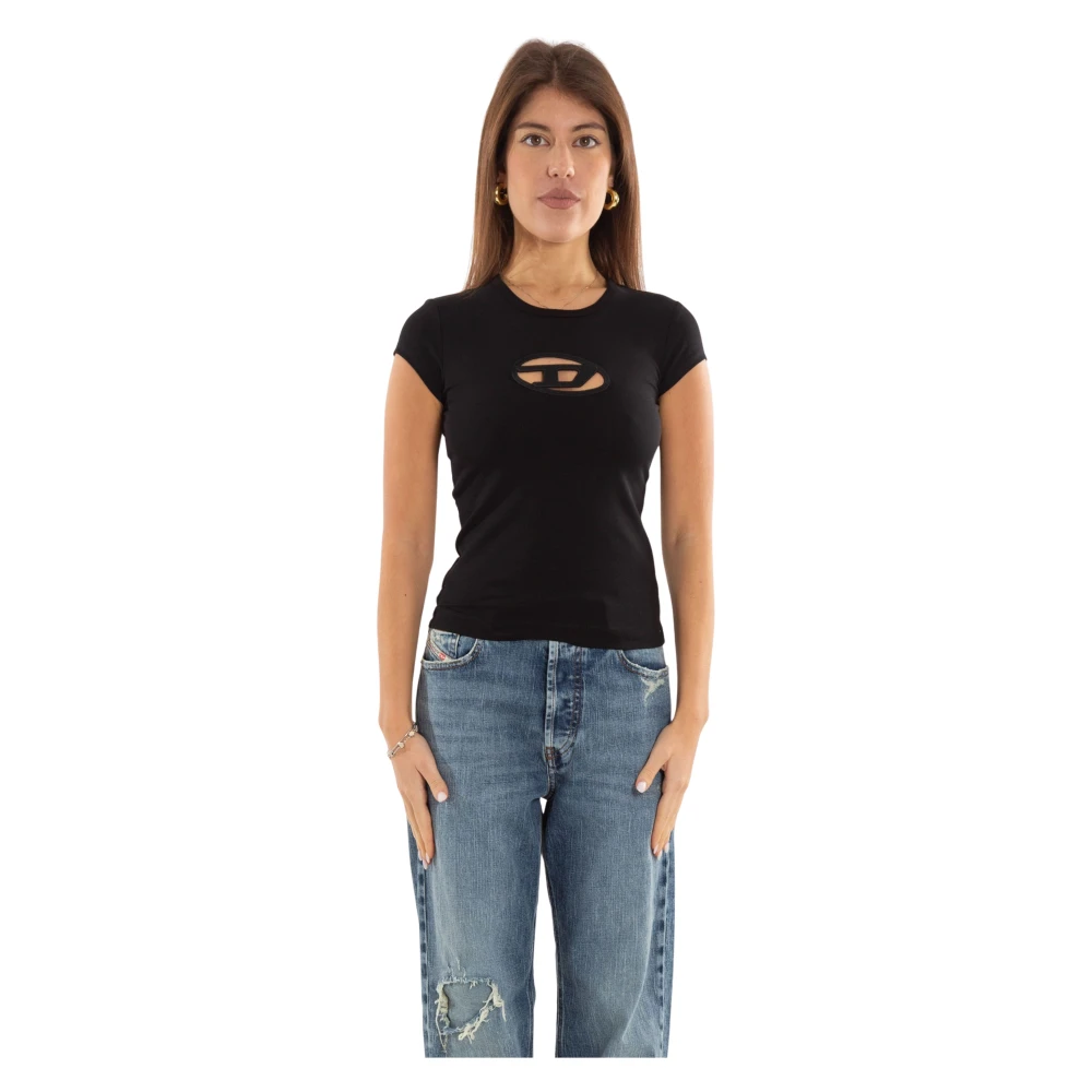 Diesel - Tops > T-Shirts - Black - Diesel - Modalova