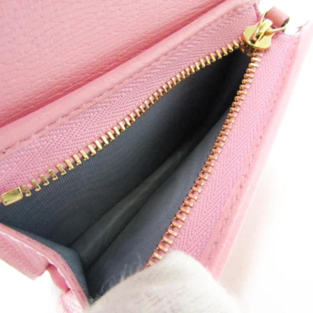 Gucci Vintage Pre-owned Leather wallets Pink Dames