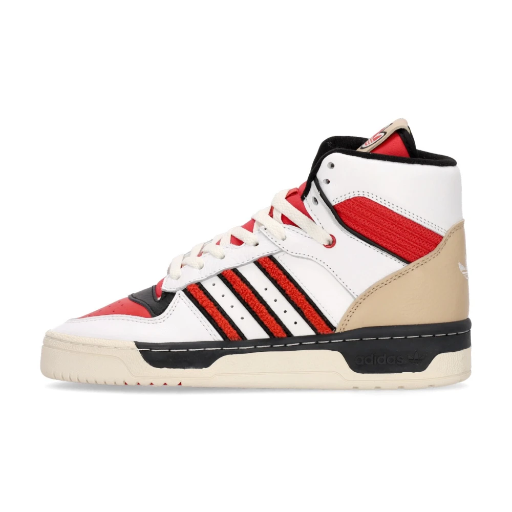 Adidas Rivalry High Sneakers - Cloud White/Glory Red/Core Black Red, Herr