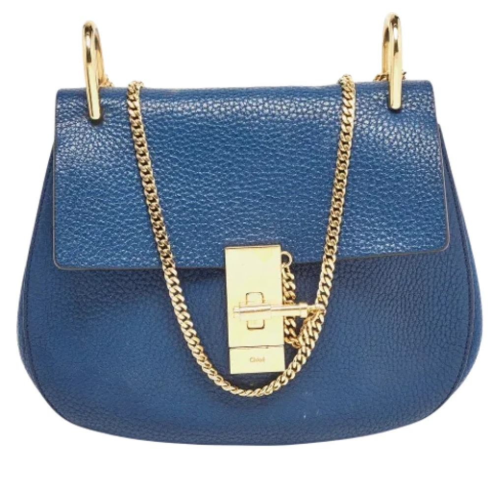Chloé Pre-owned Leather shoulder-bags Blue Dames