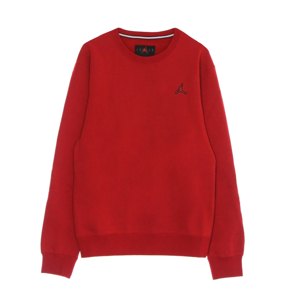 Jordan Rode Fleece Crew Neck Sweatshirt Red Heren