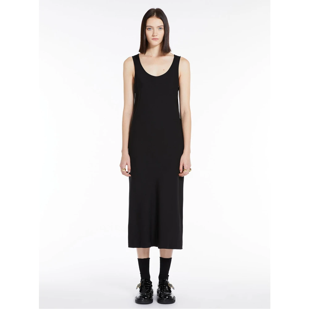 SPORTMAX Zwarte Betulla Modieuze Sneakers Black Dames