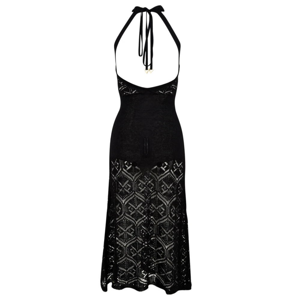Akep Zwarte Jurk Vskd05025 V1 Stijl Black Dames