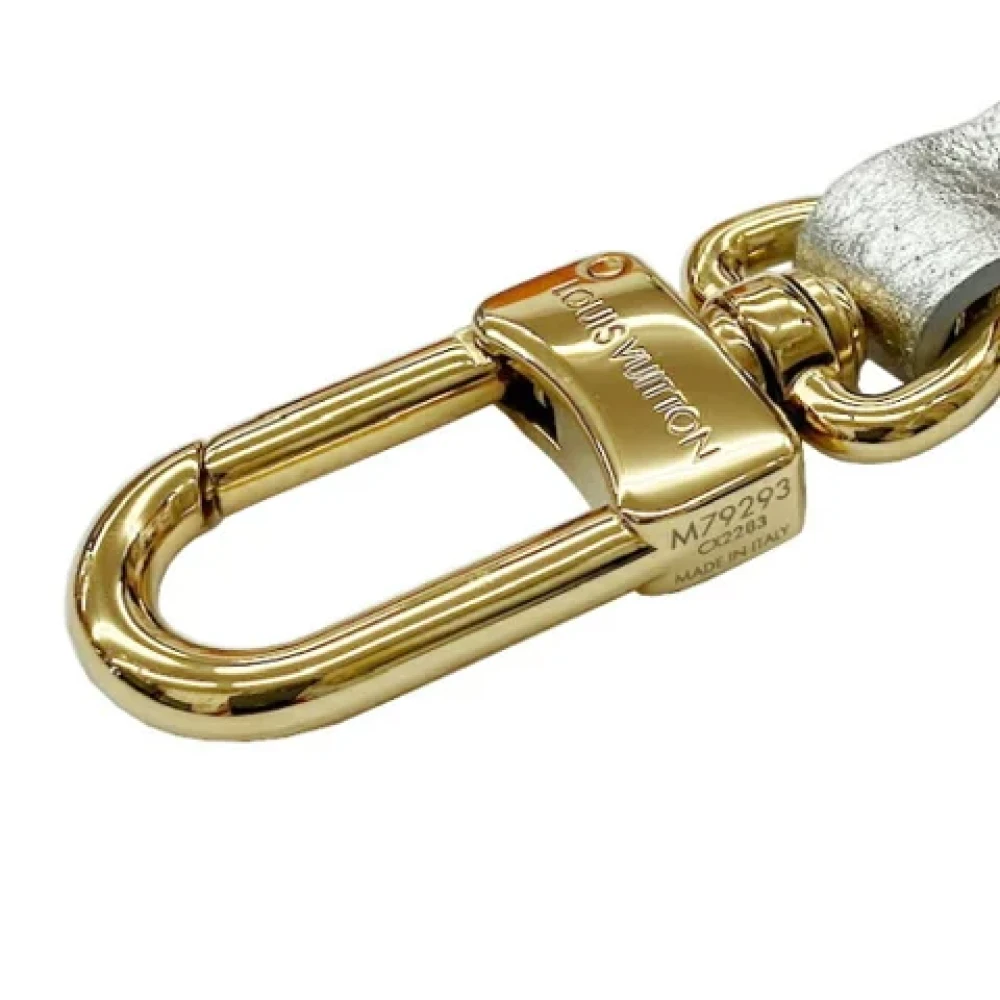 Louis Vuitton Vintage Pre-owned Leather key-holders Gray Dames
