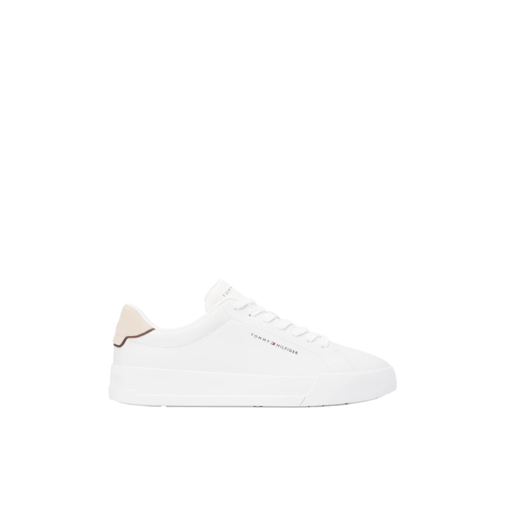 Tommy Jeans Men's White Sneakers, 9 Uk, Trainers