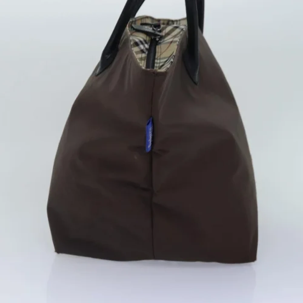 Burberry Vintage Pre-owned Nylon handbags Brown Dames