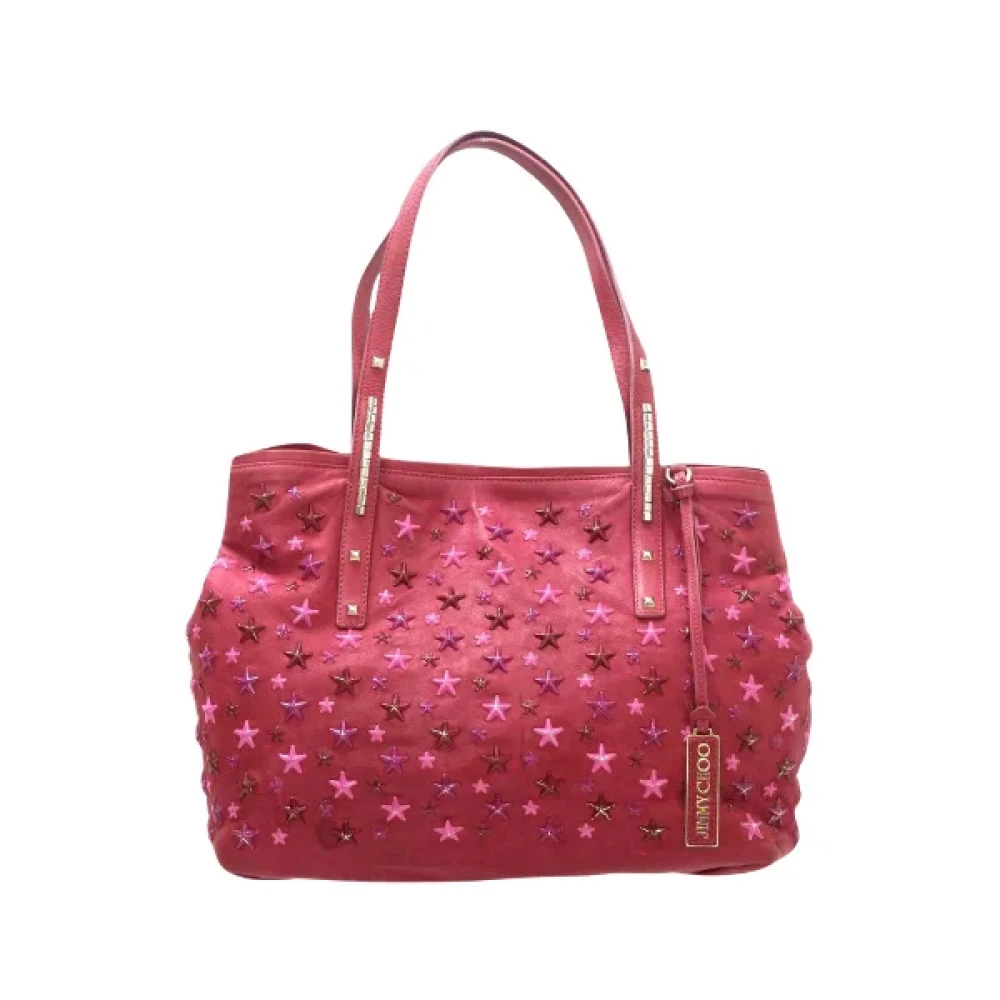 Jimmy Choo Pre-owned Leather totes Pink Dames