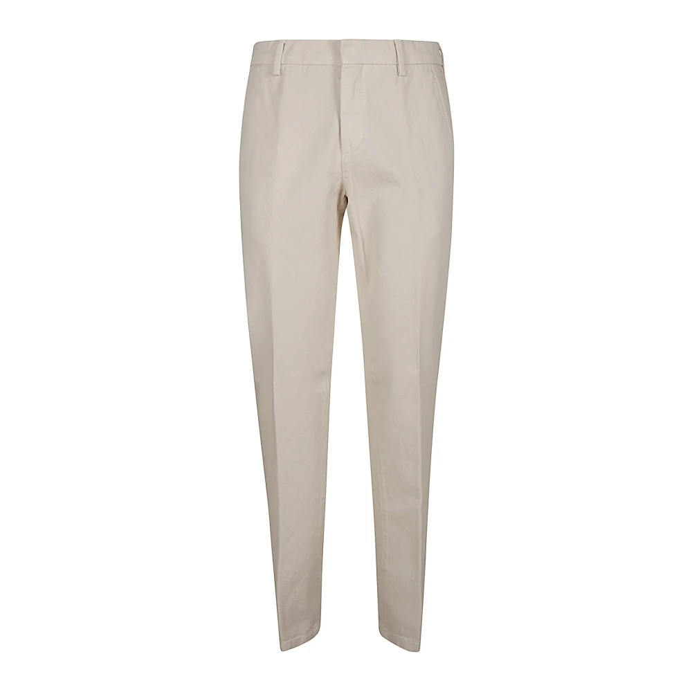 Eleventy Bomulls Chinos Byxor Beige, Herr