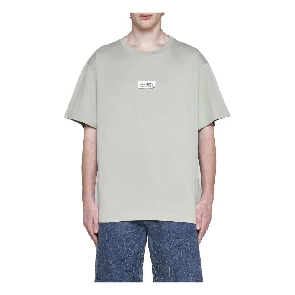 MM6 Maison Margiela Oversized T-Shirt Gray Heren