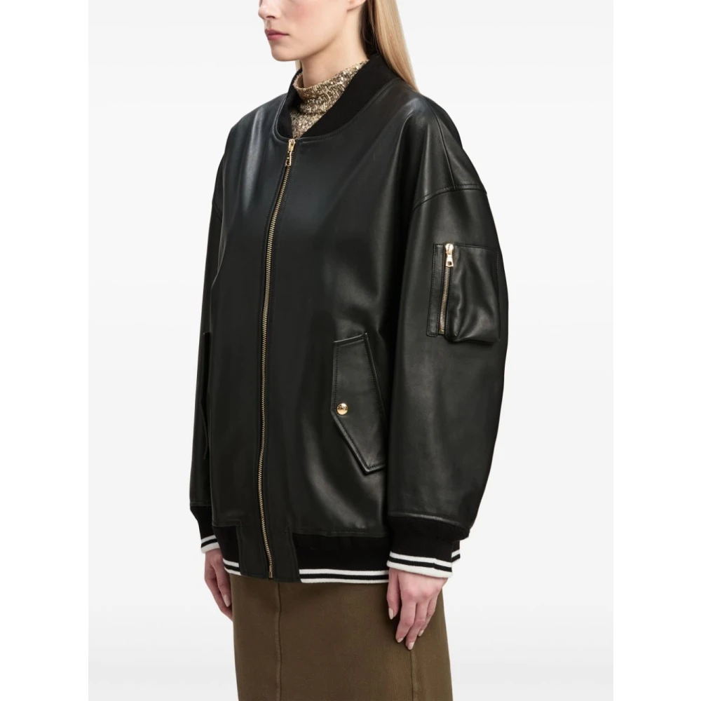Palm Angels Zwarte Jassen voor een Stijlvolle Look Black Dames