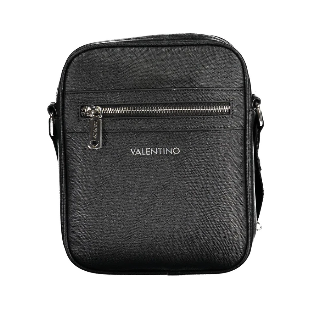 Valentino by Mario Valentino Svart axelväska med justerbar rem Black, Herr