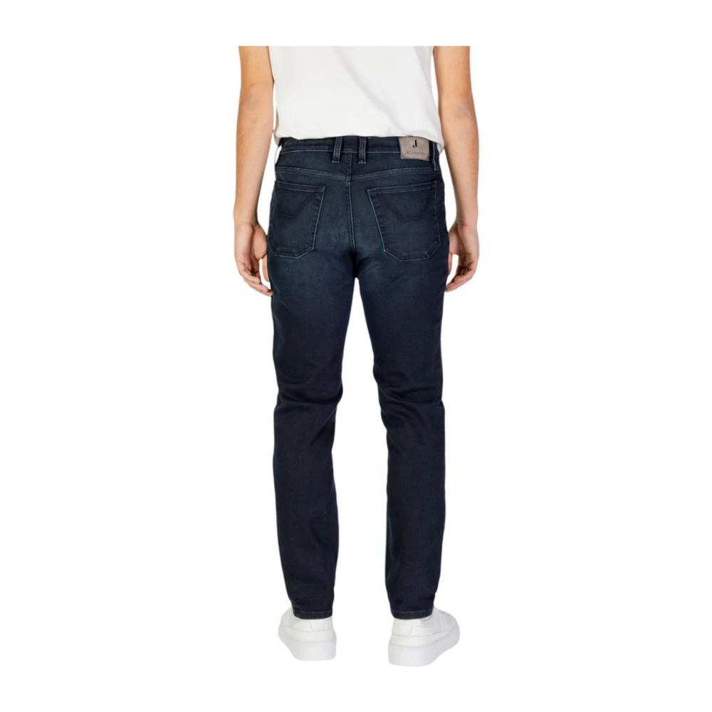 Jeckerson Zwarte Katoen Stretch Jeans Black Heren