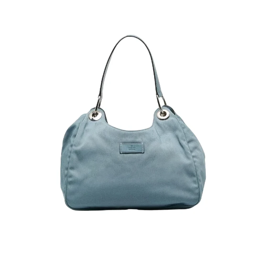 Gucci Vintage Pre-owned Canvas handbags Blue Dames