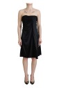 robe-mini-sans-manches-en-soie-noire