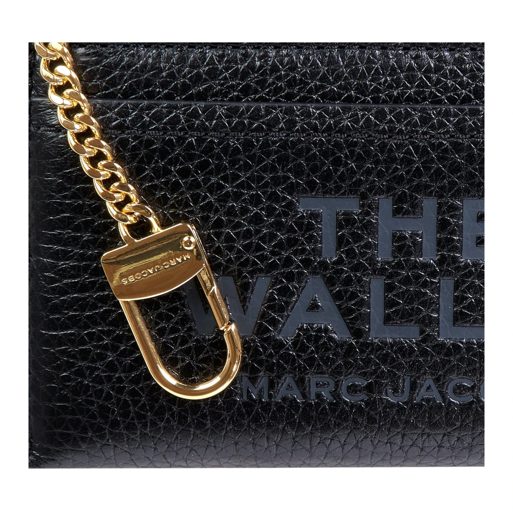 Marc Jacobs Zwarte Top Zip Multi Portemonnee Black Dames