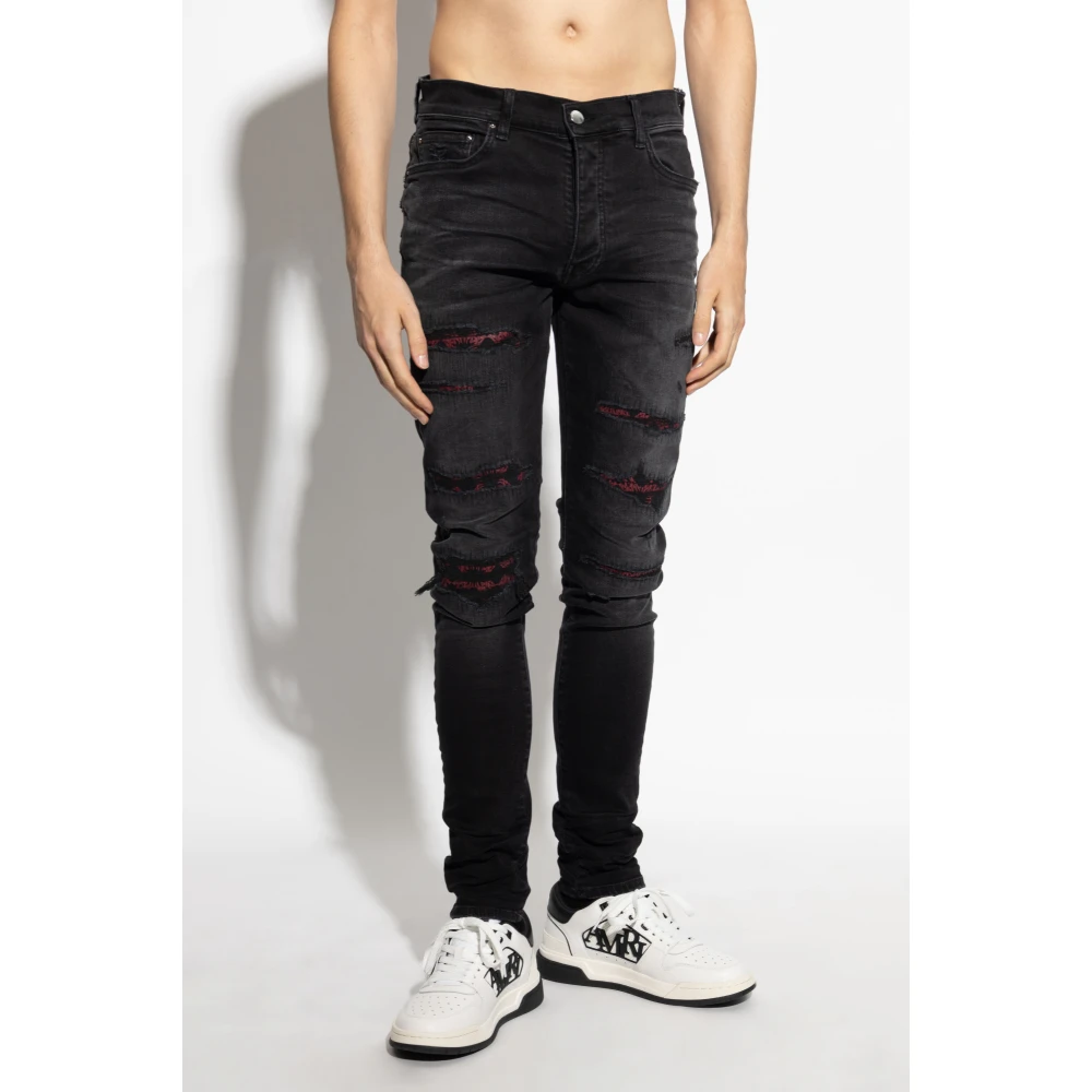 Amiri Jeans met vintage-effect Black Heren