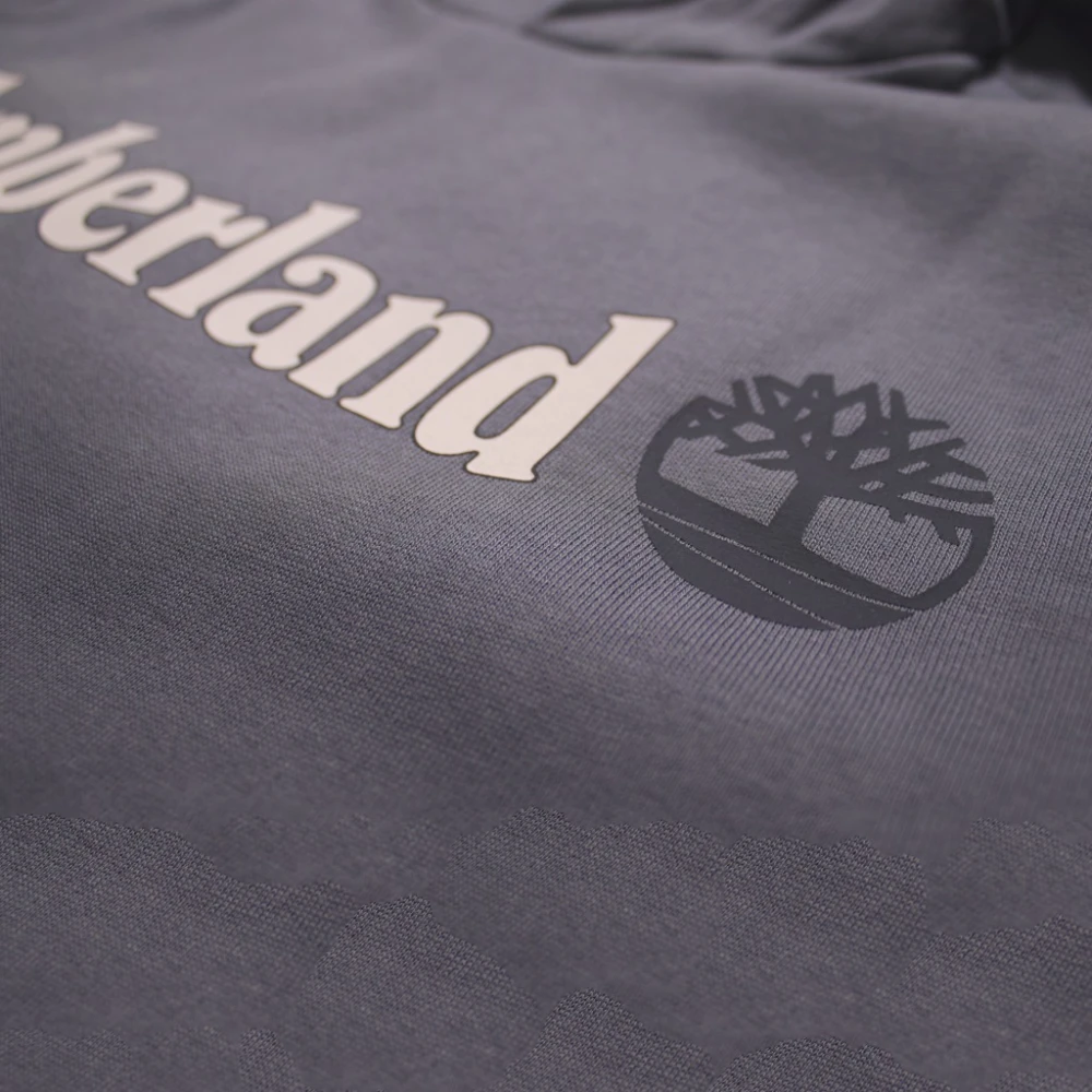 Timberland River Linear Hoodies Blue Heren