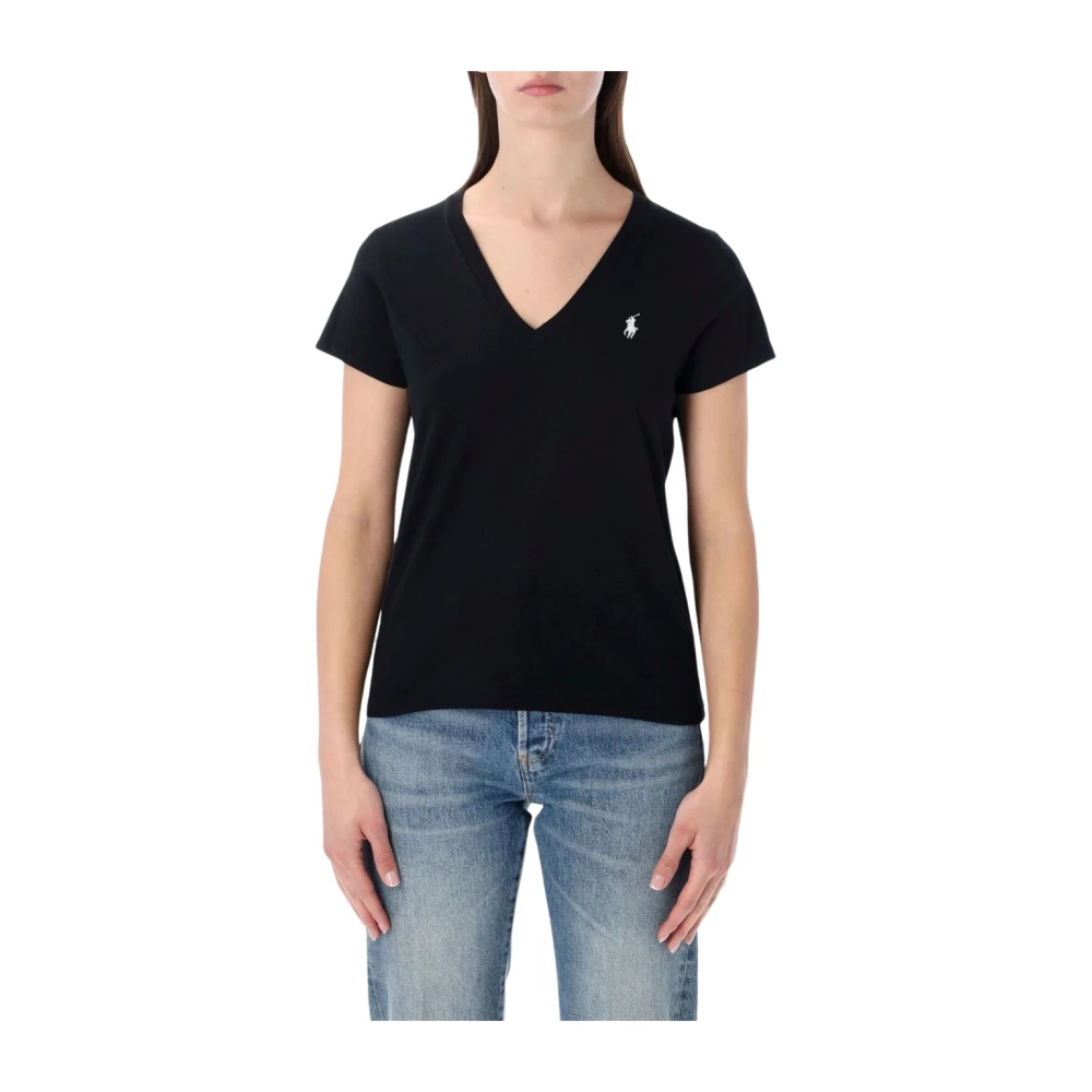 Polo Ralph Lauren Donna Nero Top, L, New,