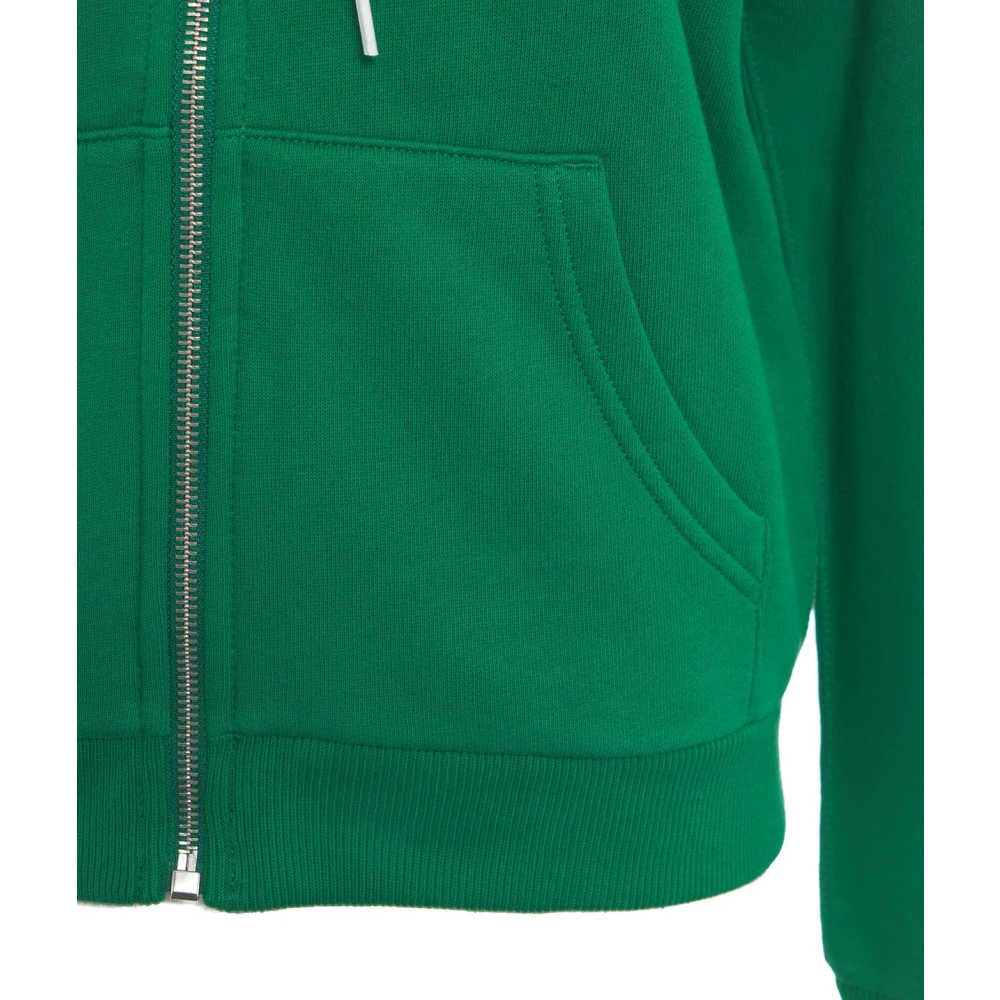 Polo Ralph Lauren Hoodie met rits en kangoeroezak Green Dames