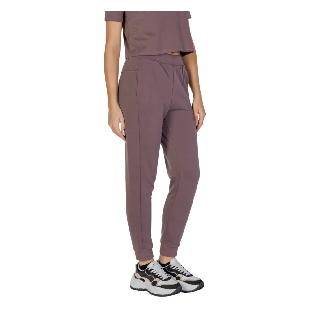 Calvin Klein Paarse Polyester Winterbroek Vrouwen Purple Dames
