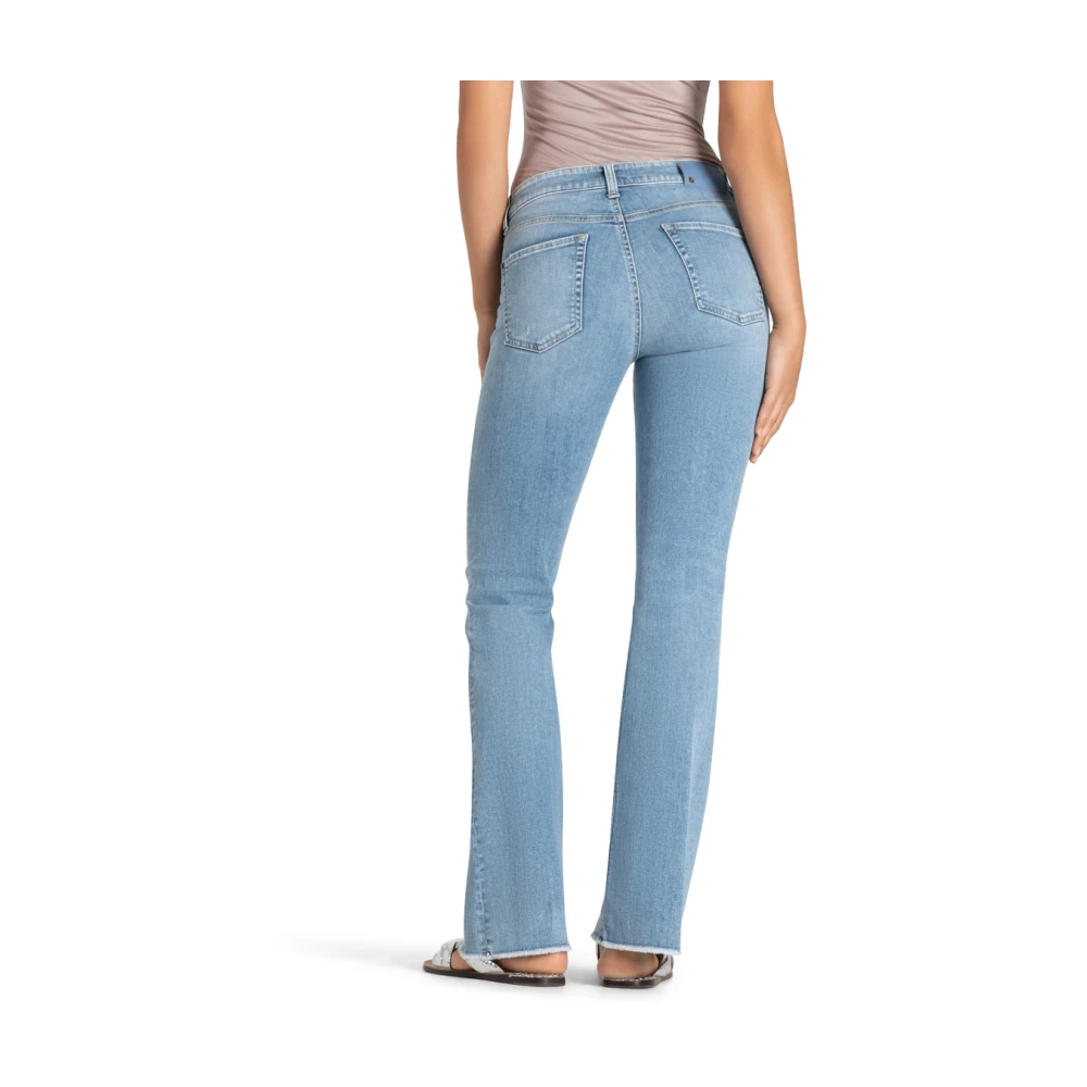 CAMBIO Flared Jeans Blue Dames