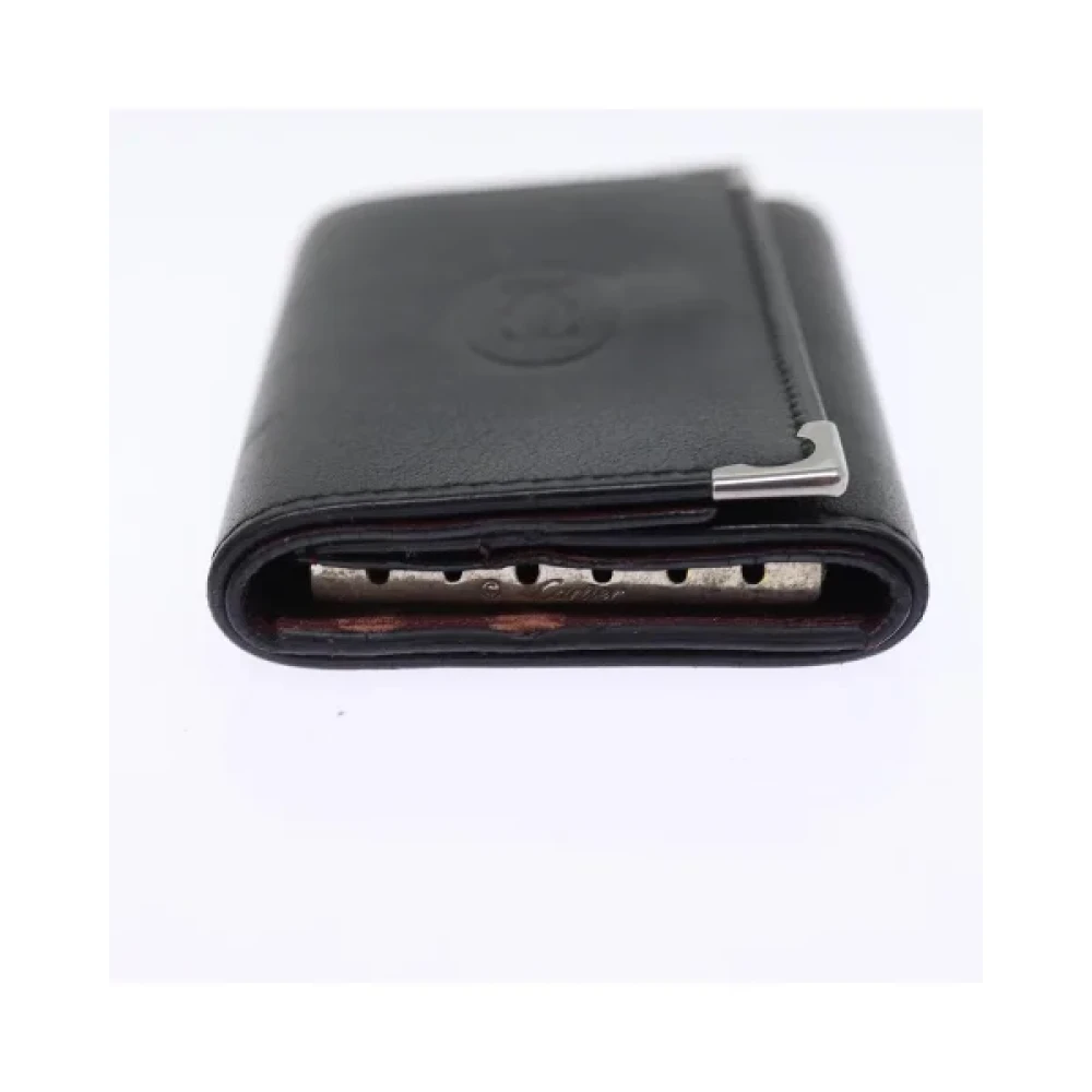 Cartier Vintage Pre-owned Leather key-holders Black Dames