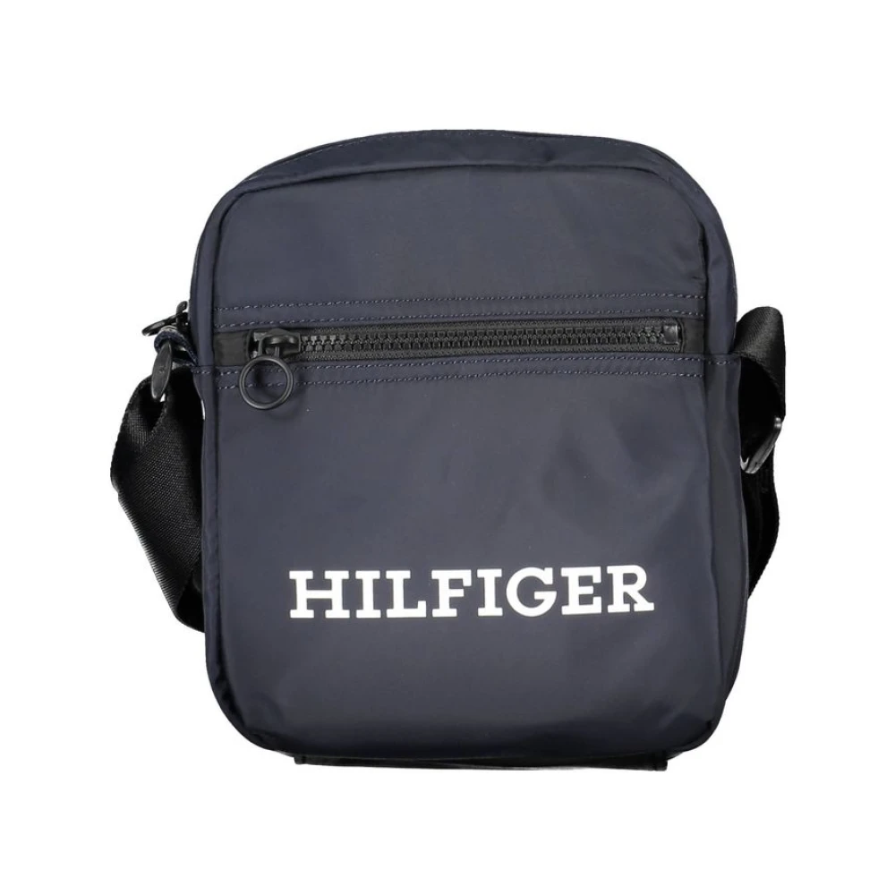 Tommy Hilfiger , Cross Body Messenger, Male, Blue, One Size, Blue Men Shoulder Bag
