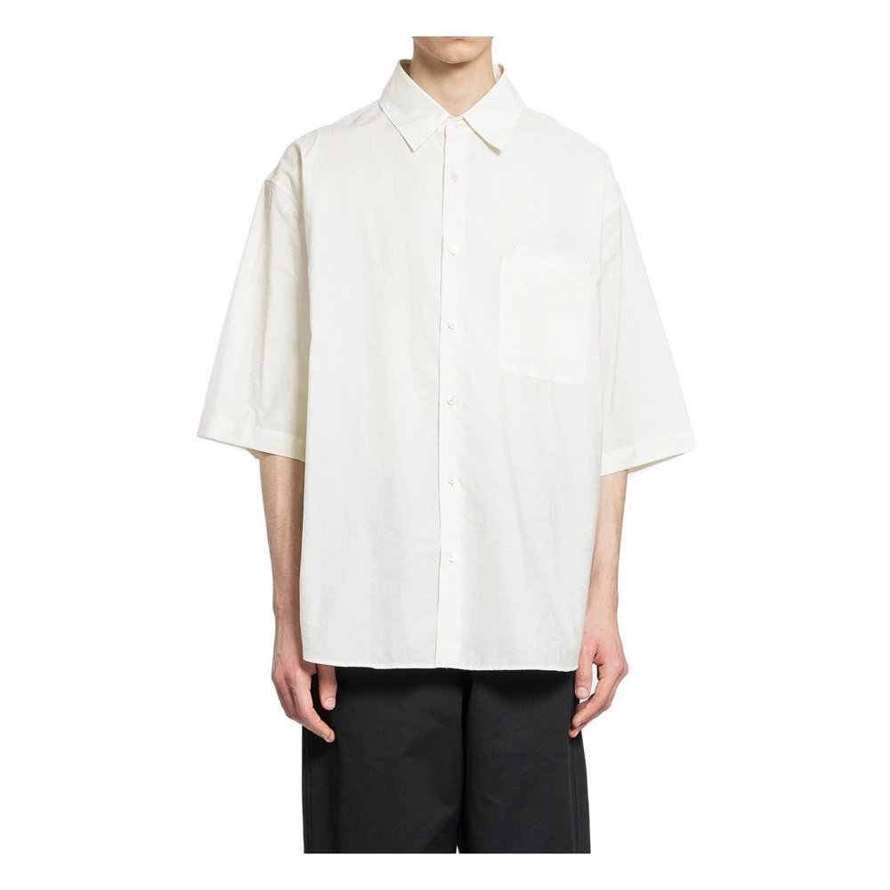Lemaire Shirts White Heren
