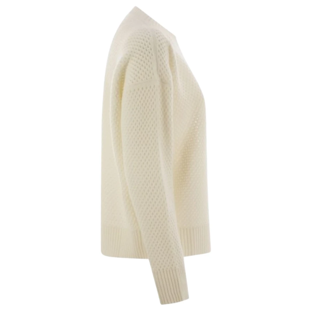 Fabiana Filippi Gezellig Gebreide Pullover Sweater Beige Dames