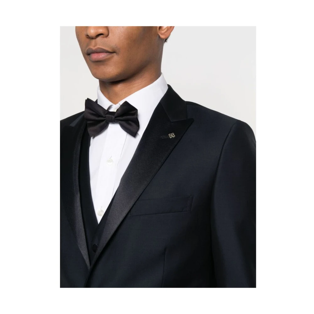 Tagliatore Single Breasted Suits Blue Heren