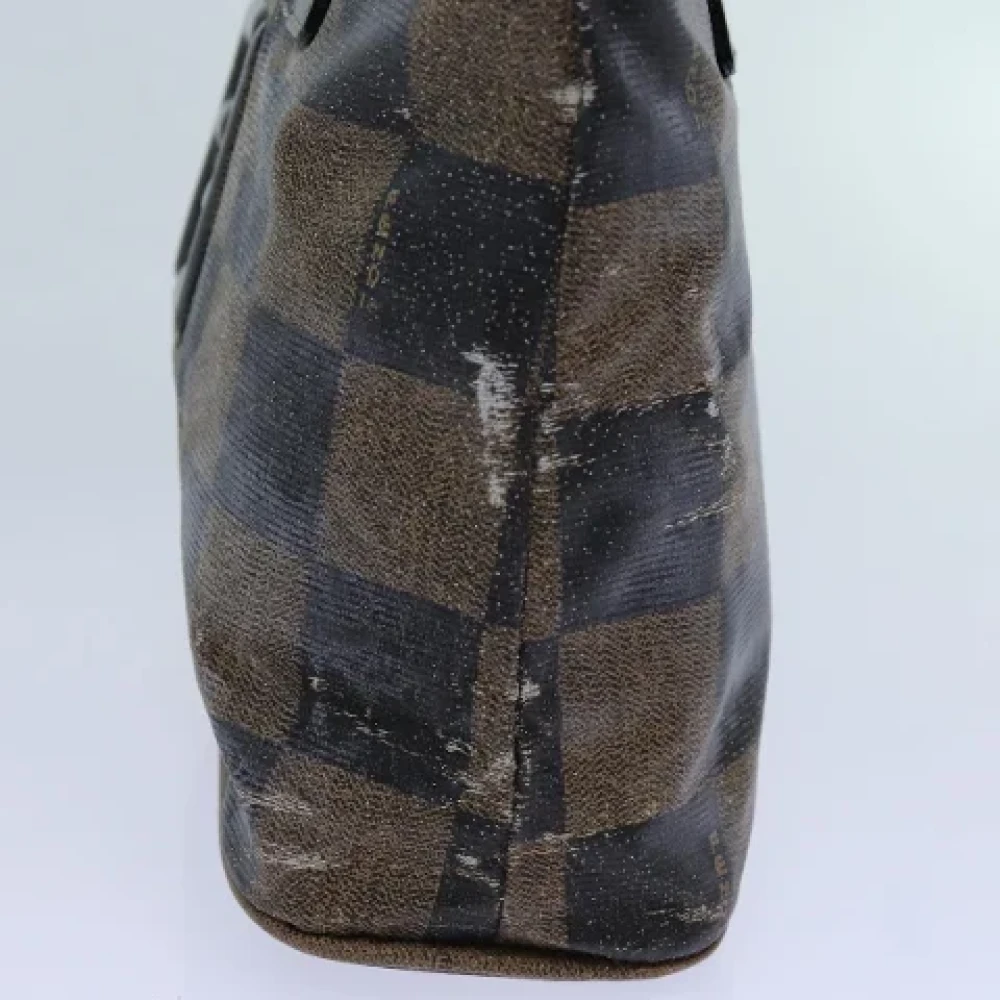 Fendi Vintage Pre-owned Canvas handbags Brown Dames