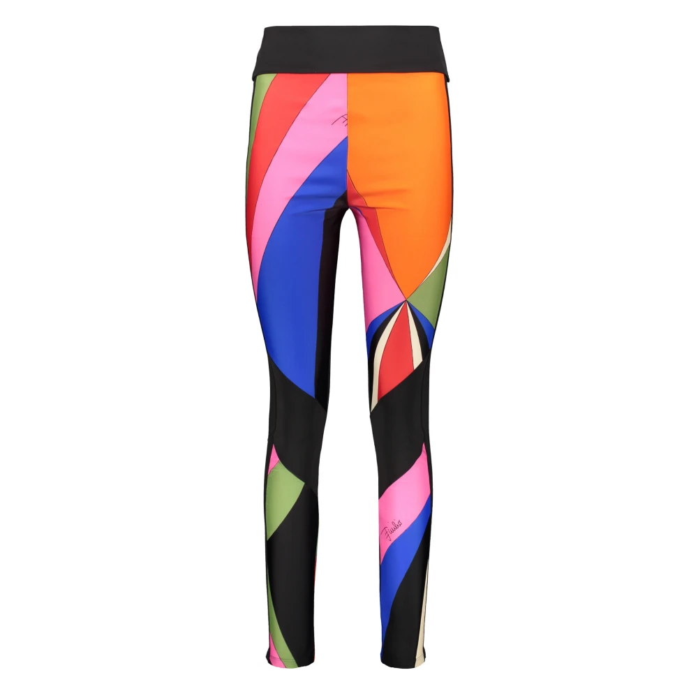 EMILIO PUCCI Grafische Print Elastische Leggings Multicolor Dames