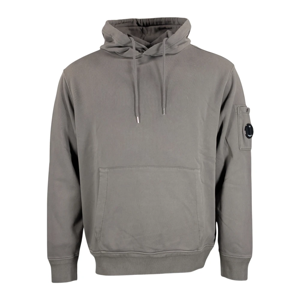C.p. Company Men's Gray Sweat Hooded - 2XL - Sweatshirts & Hoodies