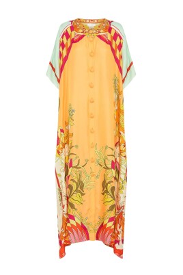 orange-silke-kimono-maxi-strandklader
