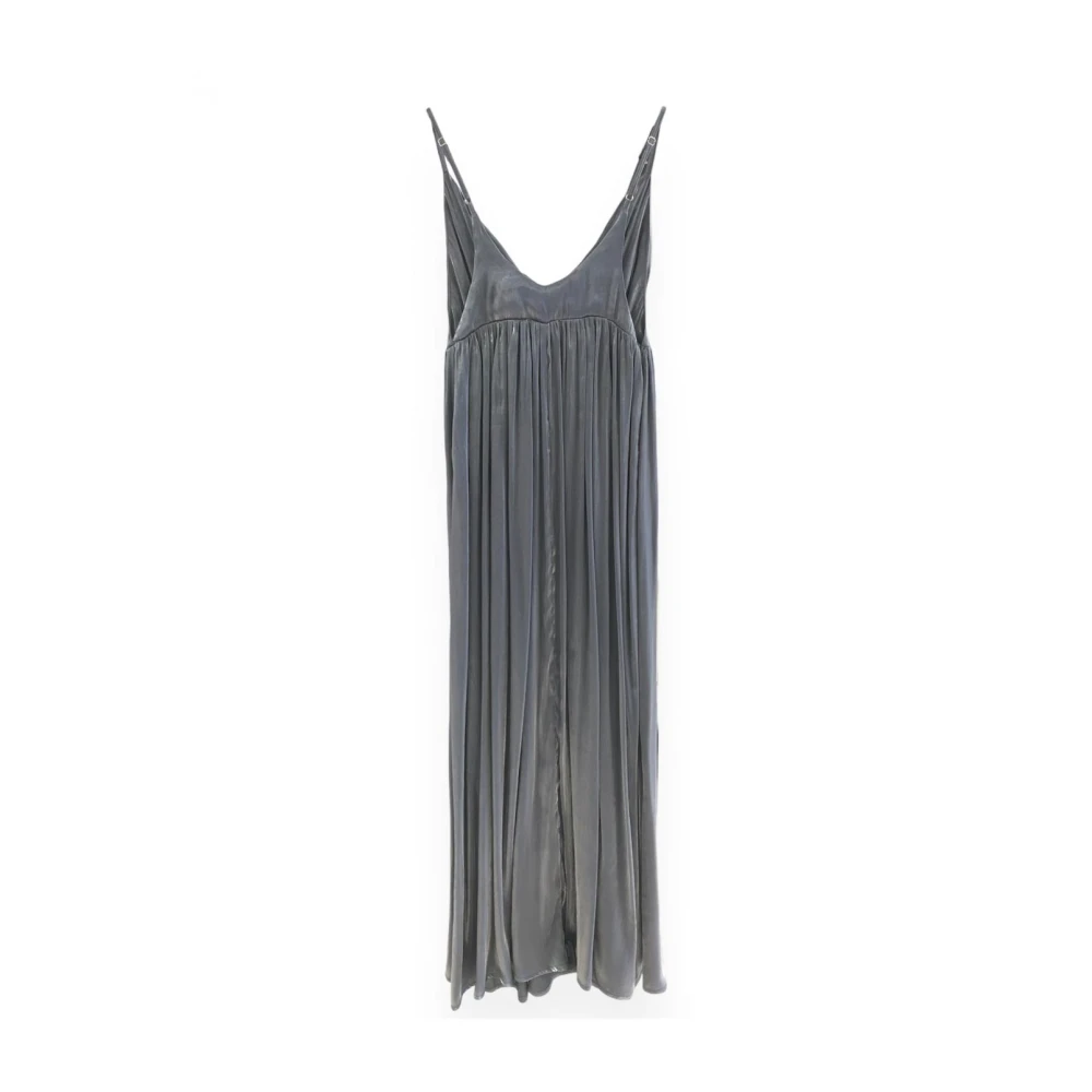 Molly Bracken Chique enkel-lengte polyester jurk Gray Dames