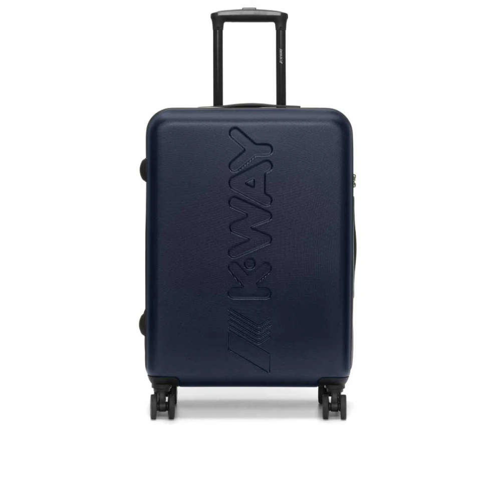 K-Way Unisex Blu Suitcases, Taglia Unica, New,